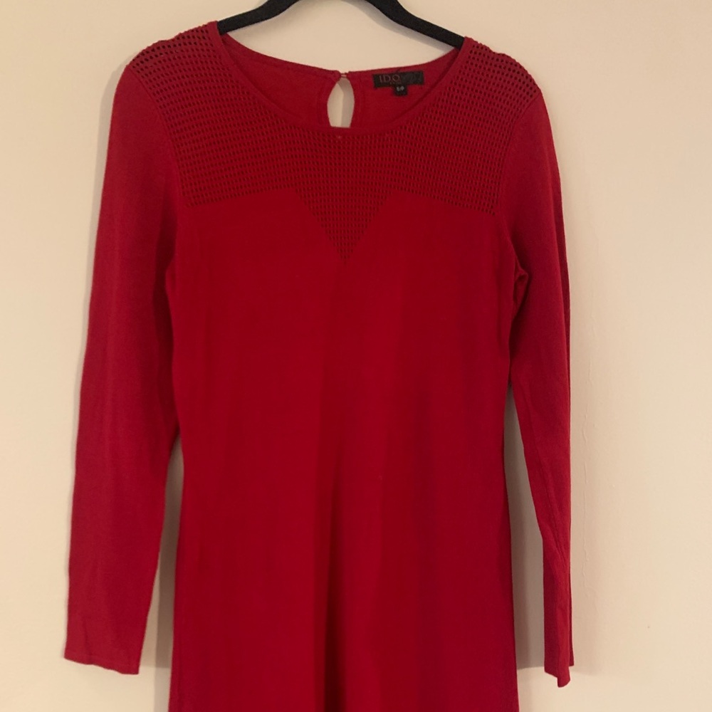 Red Sweater Dress